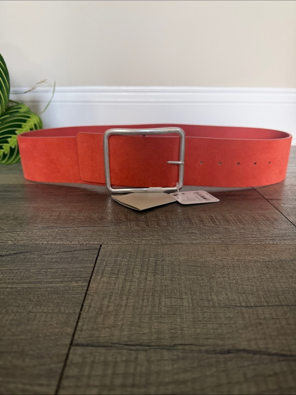 Free People Suede Hex Hip Belt